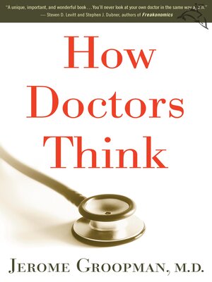 cover image of How Doctors Think